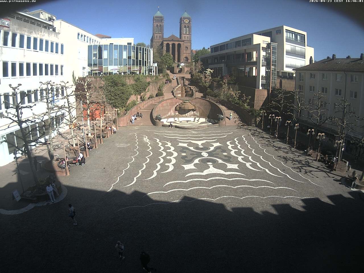 Archiv Foto Webcam Schlossplatz in Pirmansens, Rheinland-Pfalz, Deutschland