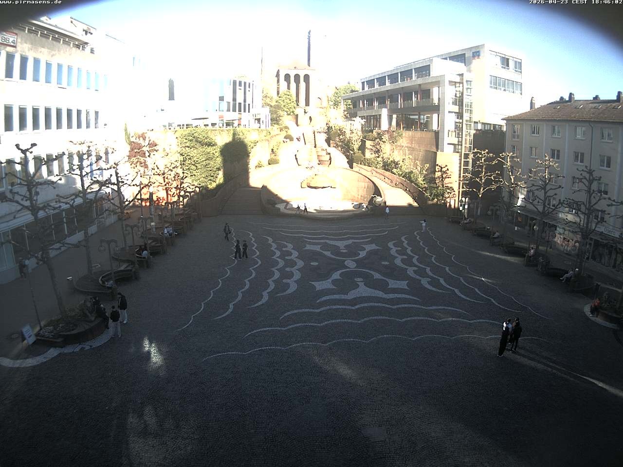 Archiv Foto Webcam Schlossplatz in Pirmansens, Rheinland-Pfalz, Deutschland