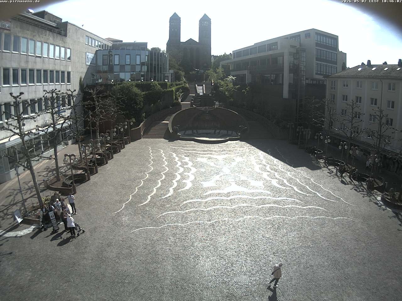 Archiv Foto Webcam Schlossplatz in Pirmansens, Rheinland-Pfalz, Deutschland