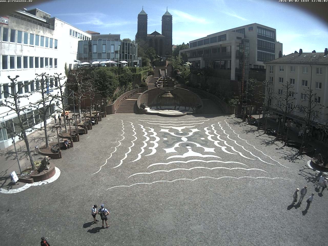 Archiv Foto Webcam Schlossplatz in Pirmansens, Rheinland-Pfalz, Deutschland