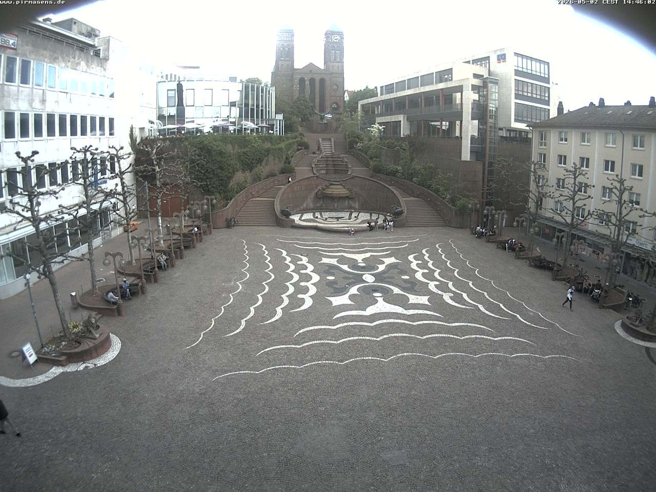 Archiv Foto Webcam Schlossplatz in Pirmansens, Rheinland-Pfalz, Deutschland