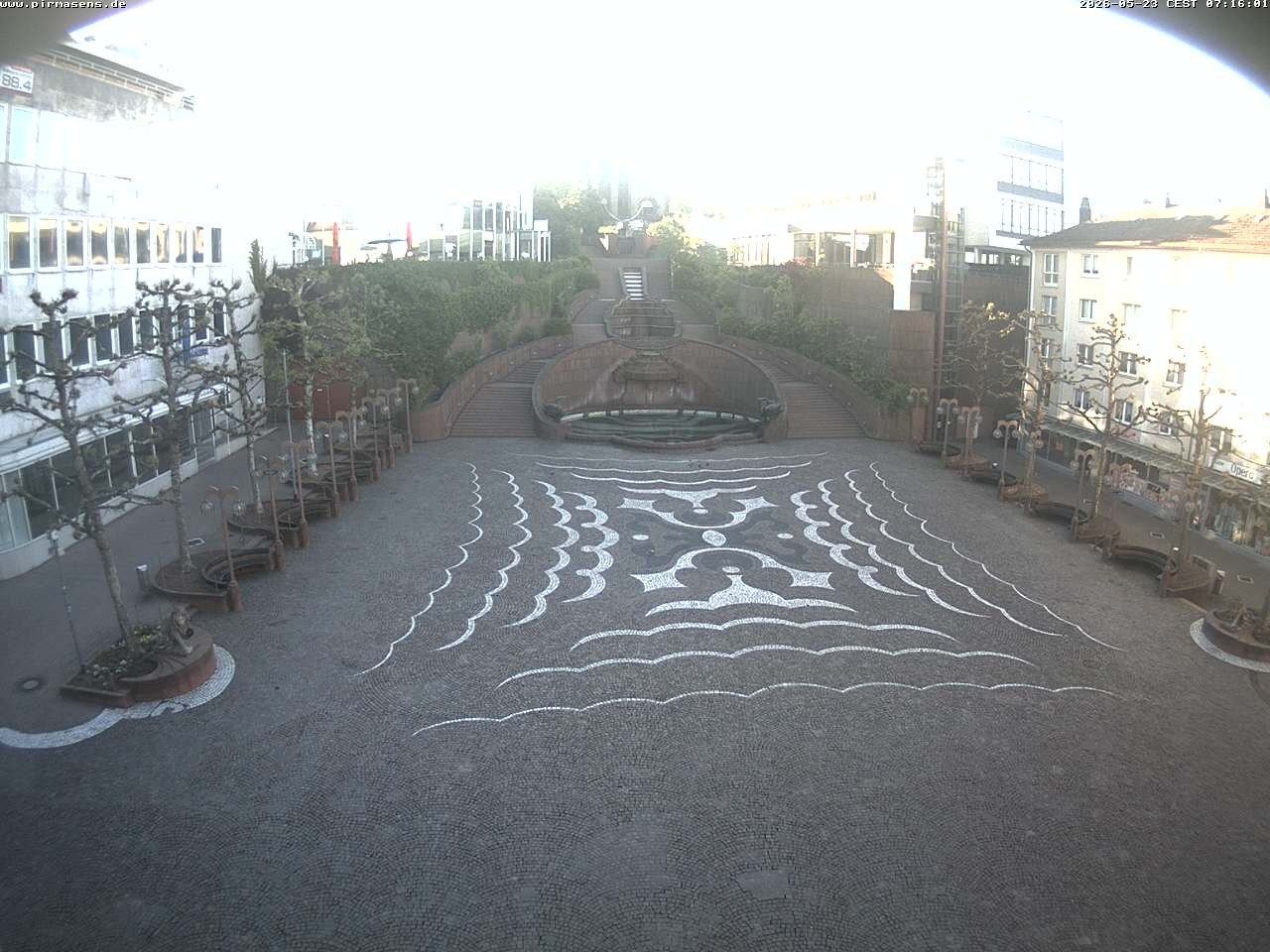 Archiv Foto Webcam Schlossplatz in Pirmansens, Rheinland-Pfalz, Deutschland