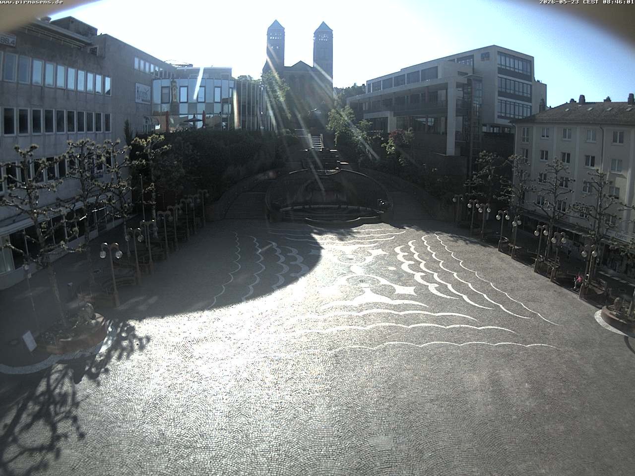 Archiv Foto Webcam Schlossplatz in Pirmansens, Rheinland-Pfalz, Deutschland
