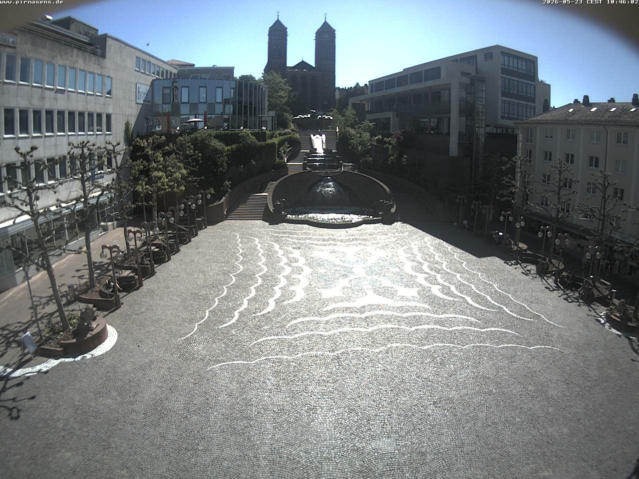 Archiv Foto Webcam Schlossplatz in Pirmansens, Rheinland-Pfalz, Deutschland