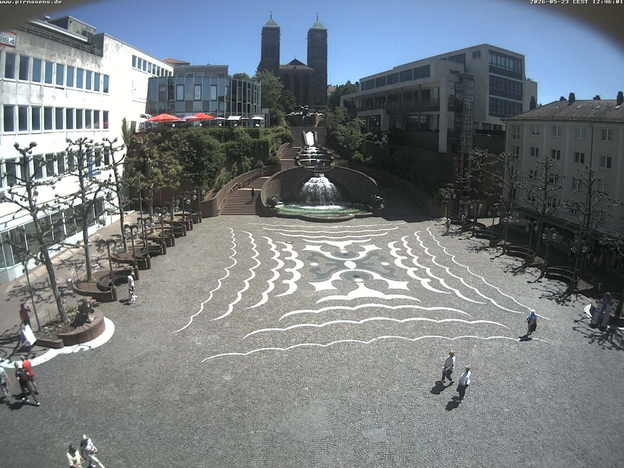 Archiv Foto Webcam Schlossplatz in Pirmansens, Rheinland-Pfalz, Deutschland