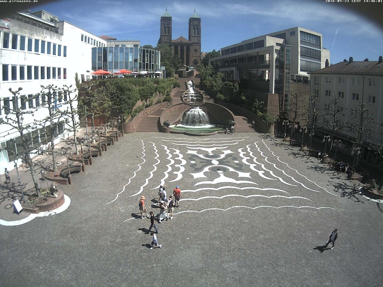 Archiv Foto Webcam Schlossplatz in Pirmansens, Rheinland-Pfalz, Deutschland