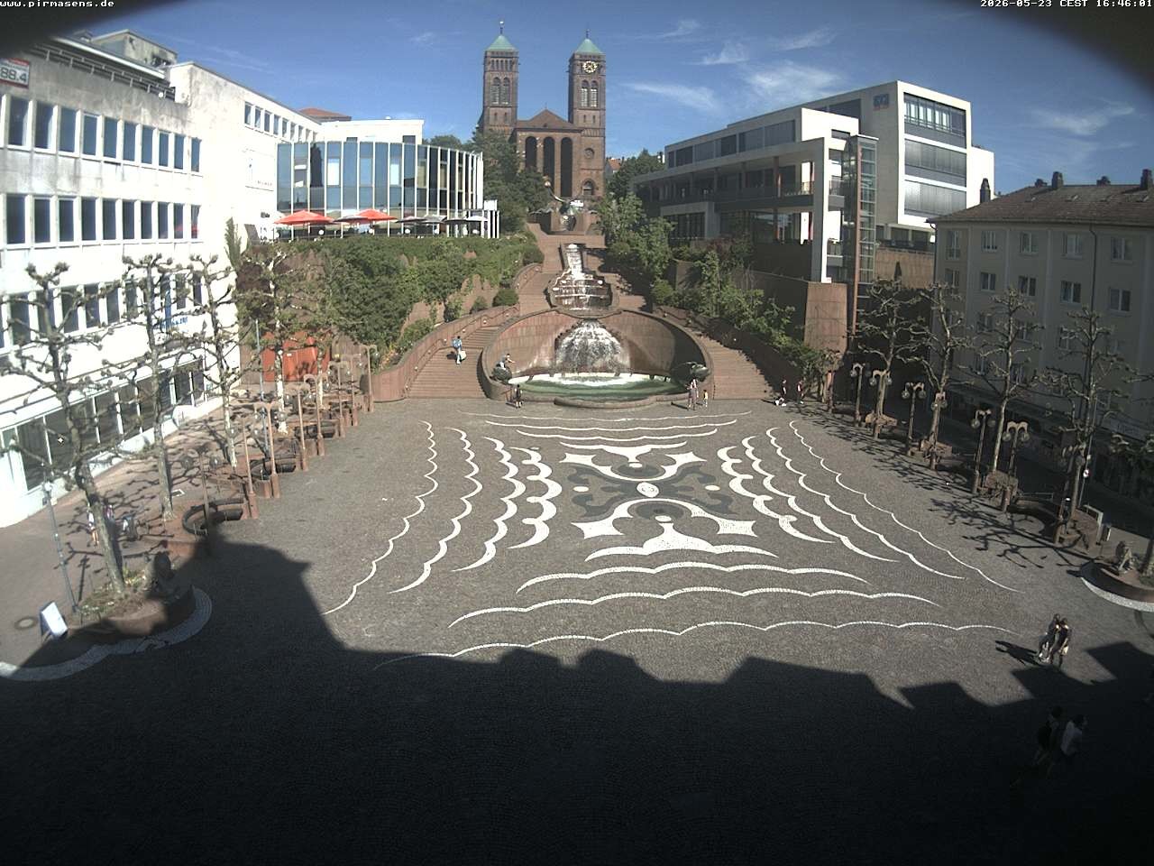 Archiv Foto Webcam Schlossplatz in Pirmansens, Rheinland-Pfalz, Deutschland