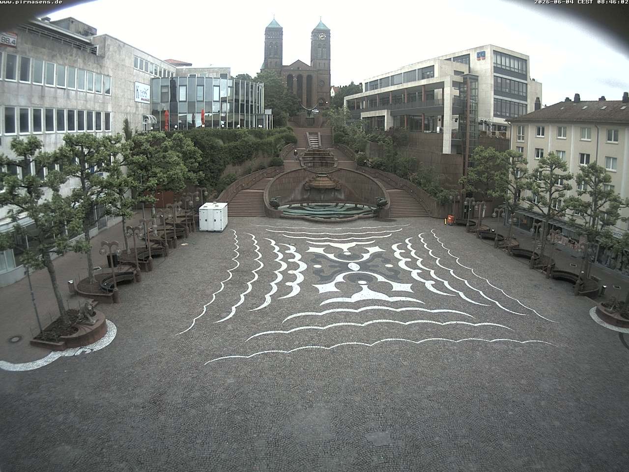 Archiv Foto Webcam Schlossplatz in Pirmansens, Rheinland-Pfalz, Deutschland