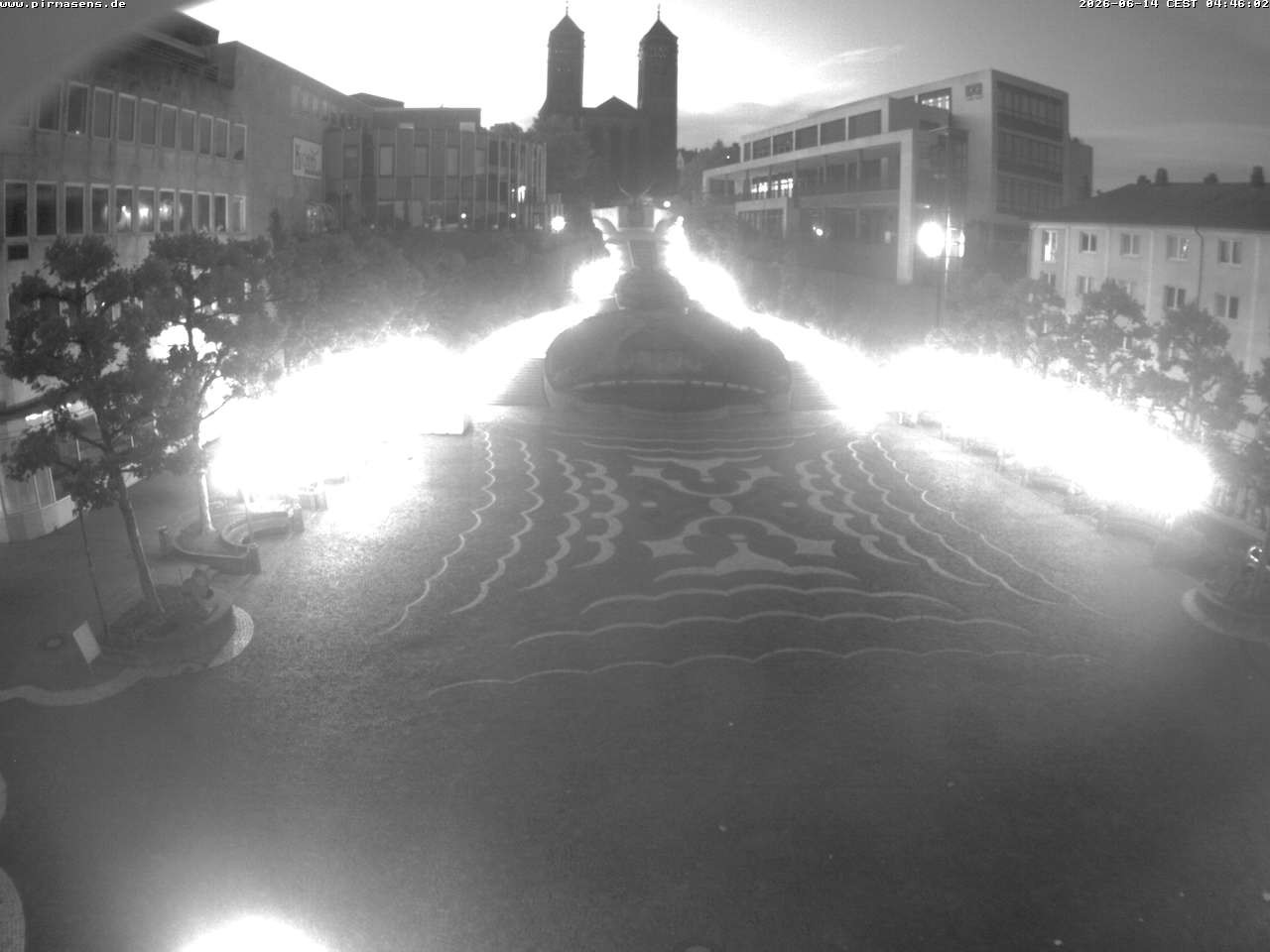 Archiv Foto Webcam Schlossplatz in Pirmansens, Rheinland-Pfalz, Deutschland