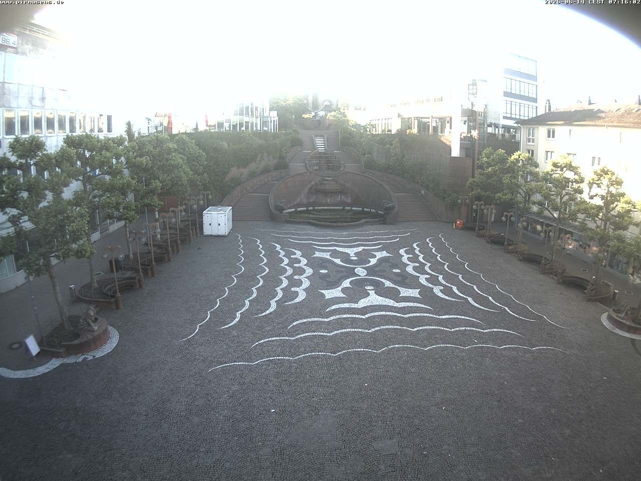 Archiv Foto Webcam Schlossplatz in Pirmansens, Rheinland-Pfalz, Deutschland