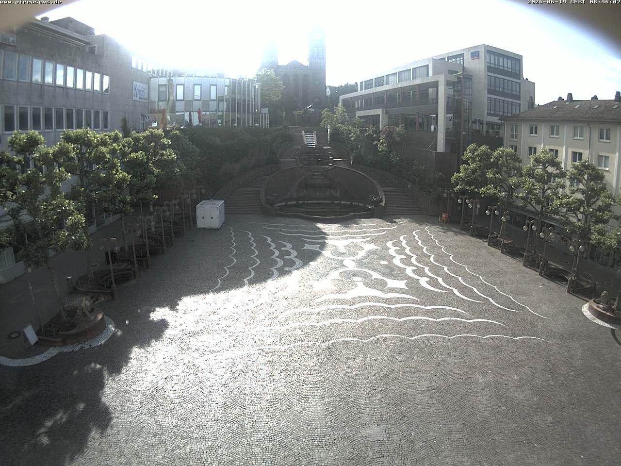 Archiv Foto Webcam Schlossplatz in Pirmansens, Rheinland-Pfalz, Deutschland