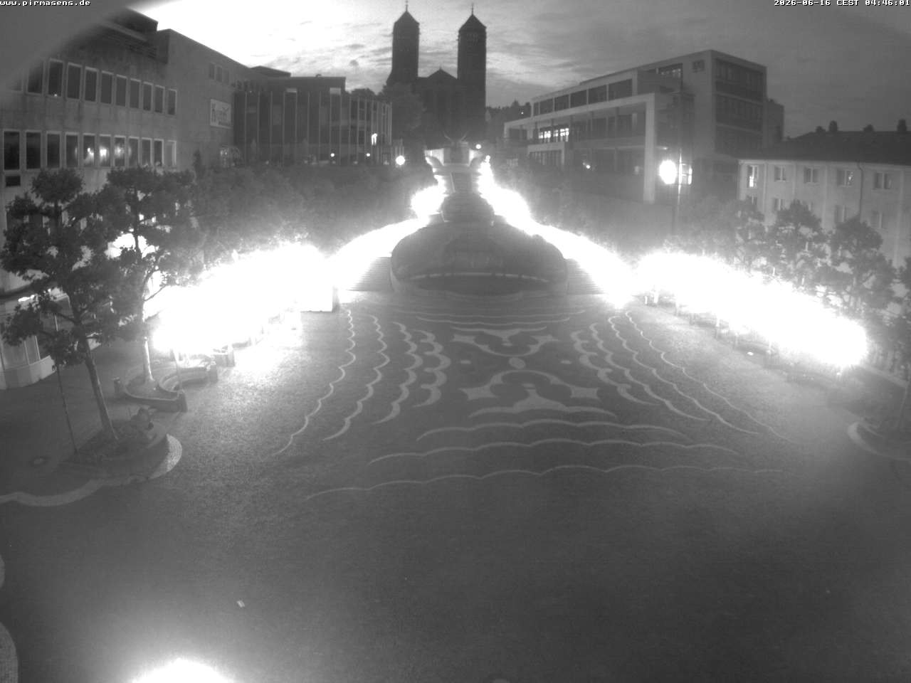 Archiv Foto Webcam Schlossplatz in Pirmansens, Rheinland-Pfalz, Deutschland