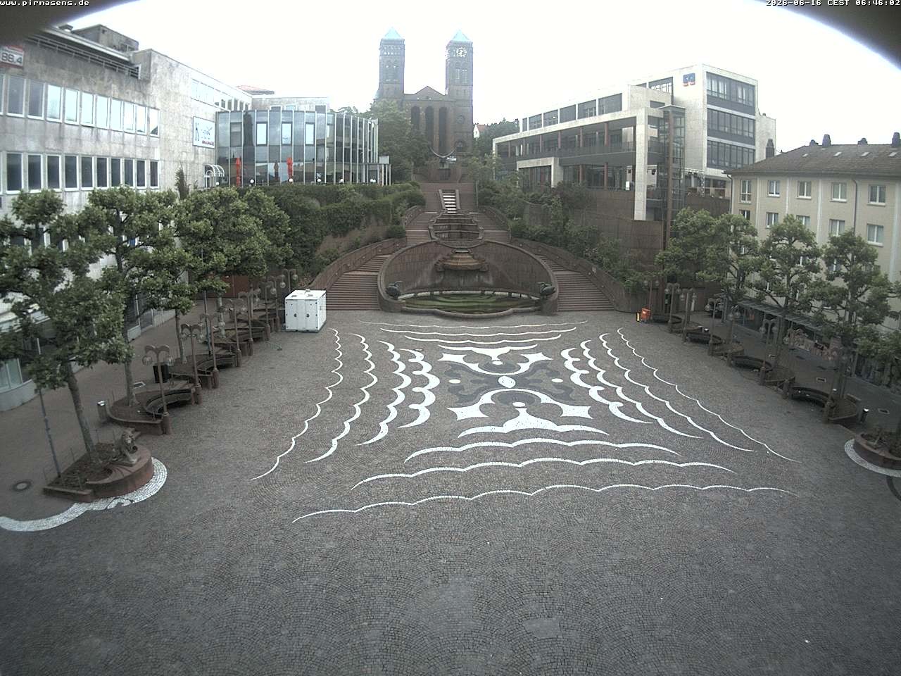 Archiv Foto Webcam Schlossplatz in Pirmansens, Rheinland-Pfalz, Deutschland
