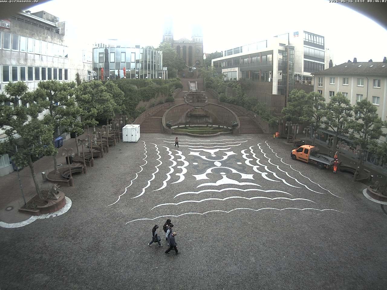 Archiv Foto Webcam Schlossplatz in Pirmansens, Rheinland-Pfalz, Deutschland
