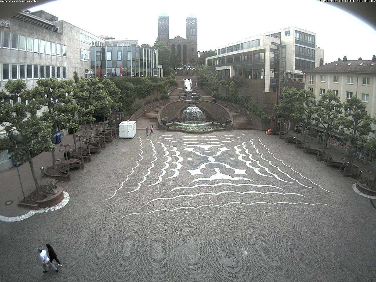 Archiv Foto Webcam Schlossplatz in Pirmansens, Rheinland-Pfalz, Deutschland