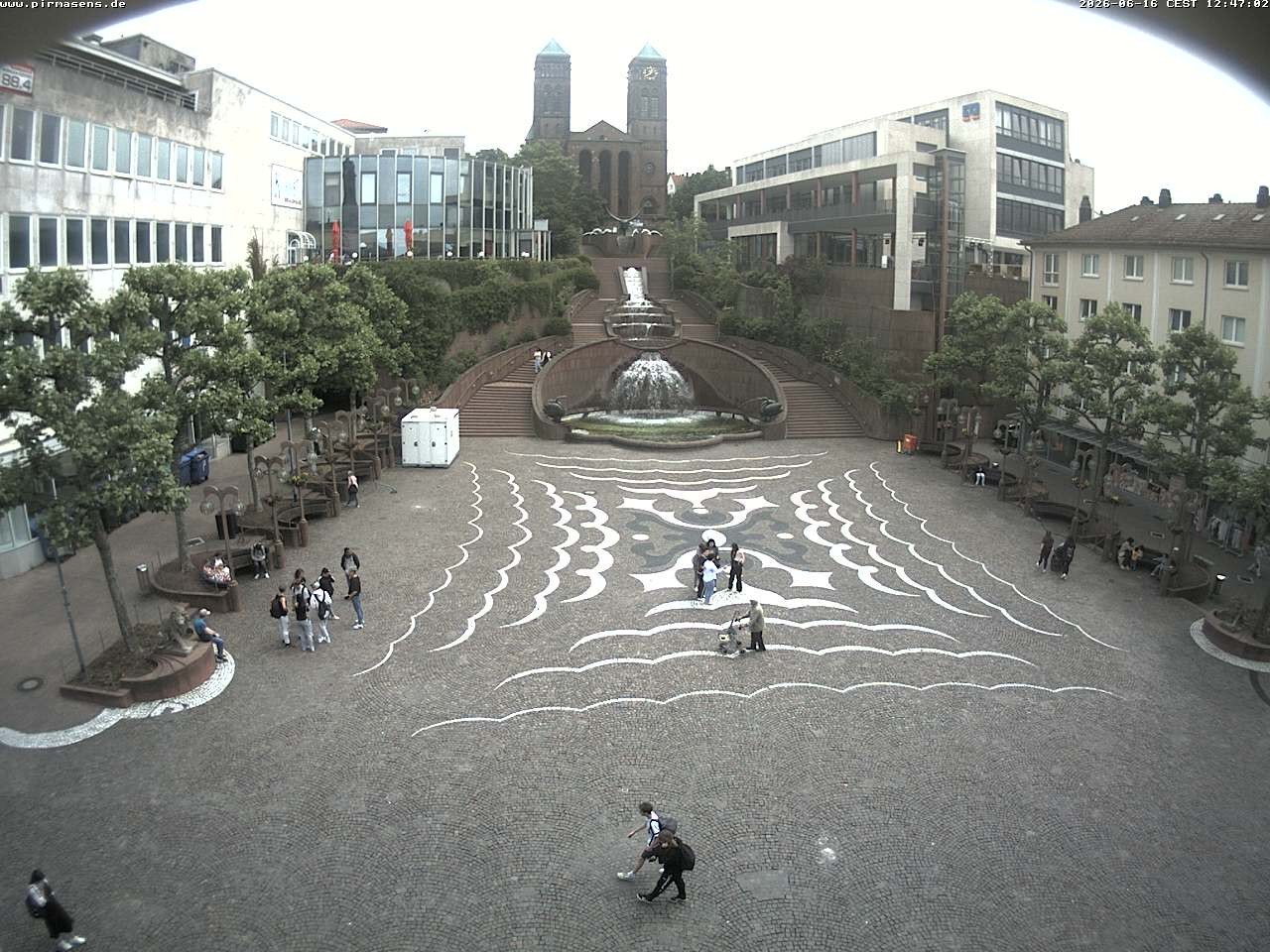 Archiv Foto Webcam Schlossplatz in Pirmansens, Rheinland-Pfalz, Deutschland