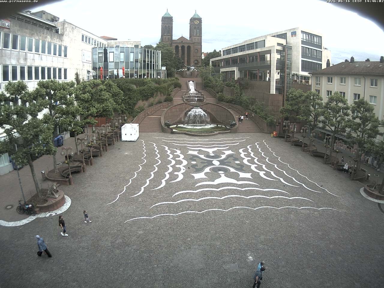 Archiv Foto Webcam Schlossplatz in Pirmansens, Rheinland-Pfalz, Deutschland