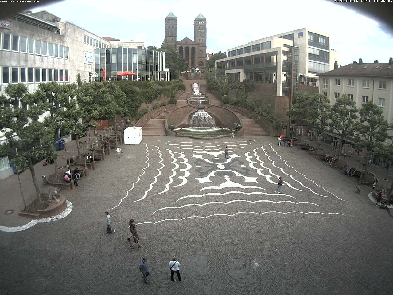 Archiv Foto Webcam Schlossplatz in Pirmansens, Rheinland-Pfalz, Deutschland