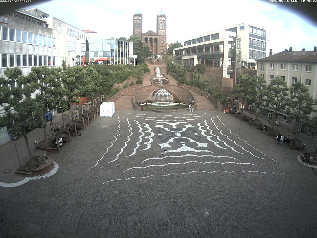 Archiv Foto Webcam Schlossplatz in Pirmansens, Rheinland-Pfalz, Deutschland