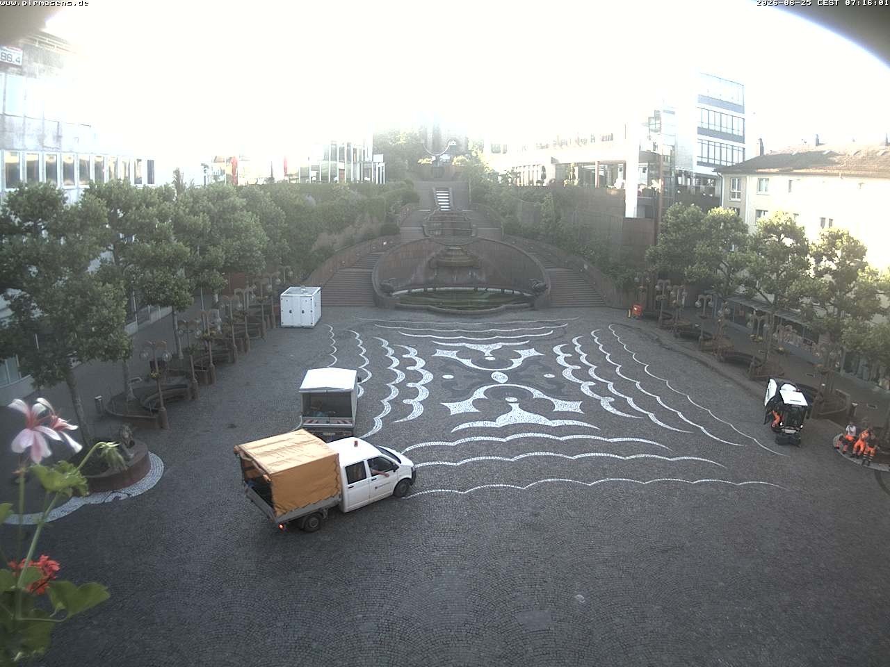 Archiv Foto Webcam Schlossplatz in Pirmansens, Rheinland-Pfalz, Deutschland