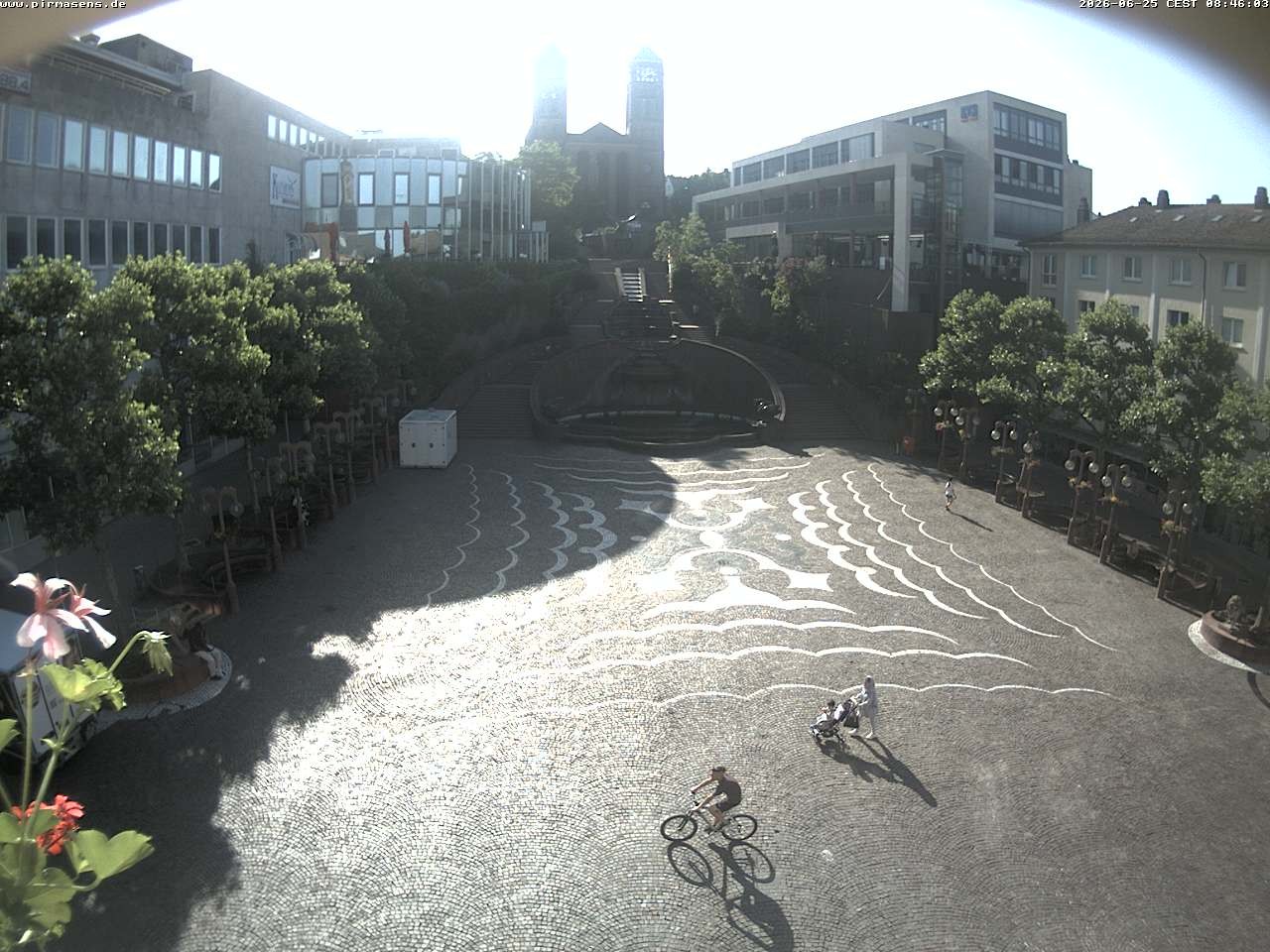 Archiv Foto Webcam Schlossplatz in Pirmansens, Rheinland-Pfalz, Deutschland