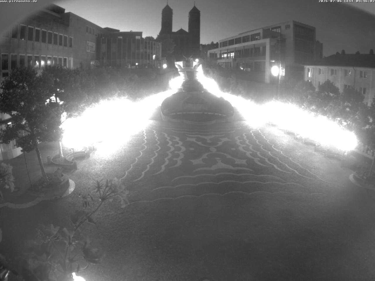 Archiv Foto Webcam Schlossplatz in Pirmansens, Rheinland-Pfalz, Deutschland
