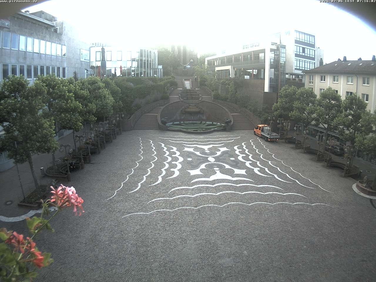 Archiv Foto Webcam Schlossplatz in Pirmansens, Rheinland-Pfalz, Deutschland