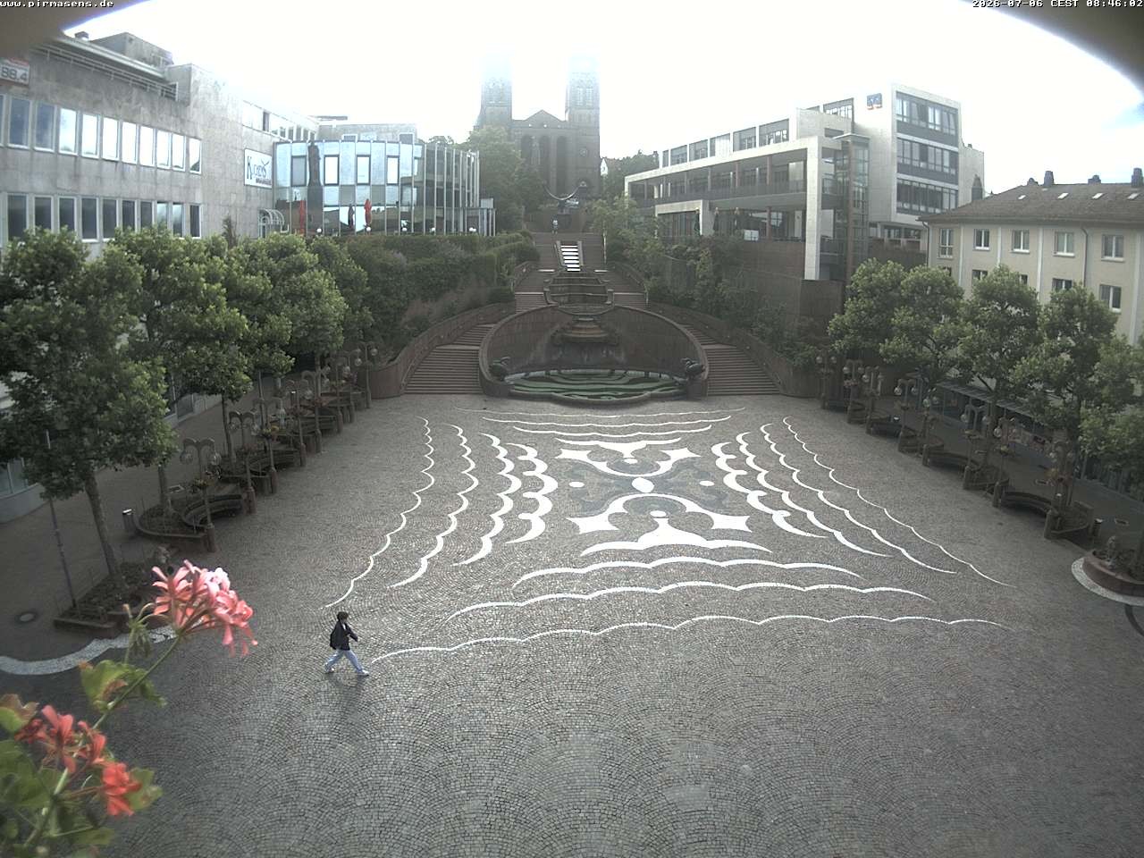 Archiv Foto Webcam Schlossplatz in Pirmansens, Rheinland-Pfalz, Deutschland