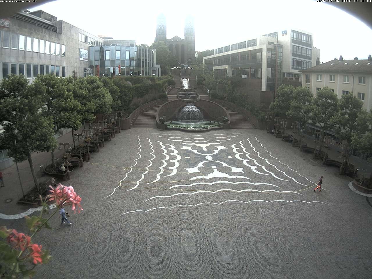 Archiv Foto Webcam Schlossplatz in Pirmansens, Rheinland-Pfalz, Deutschland