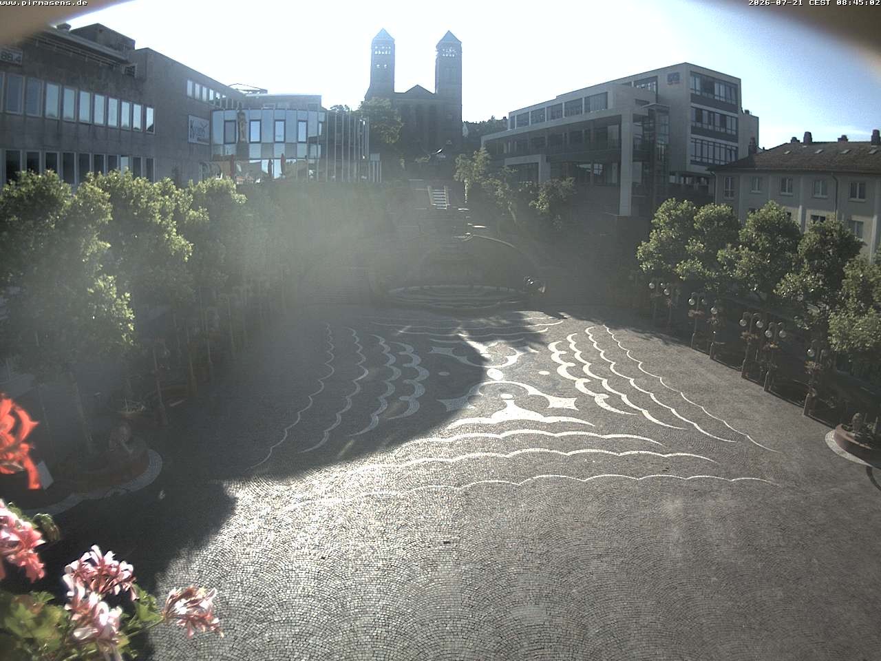 Archiv Foto Webcam Schlossplatz in Pirmansens, Rheinland-Pfalz, Deutschland