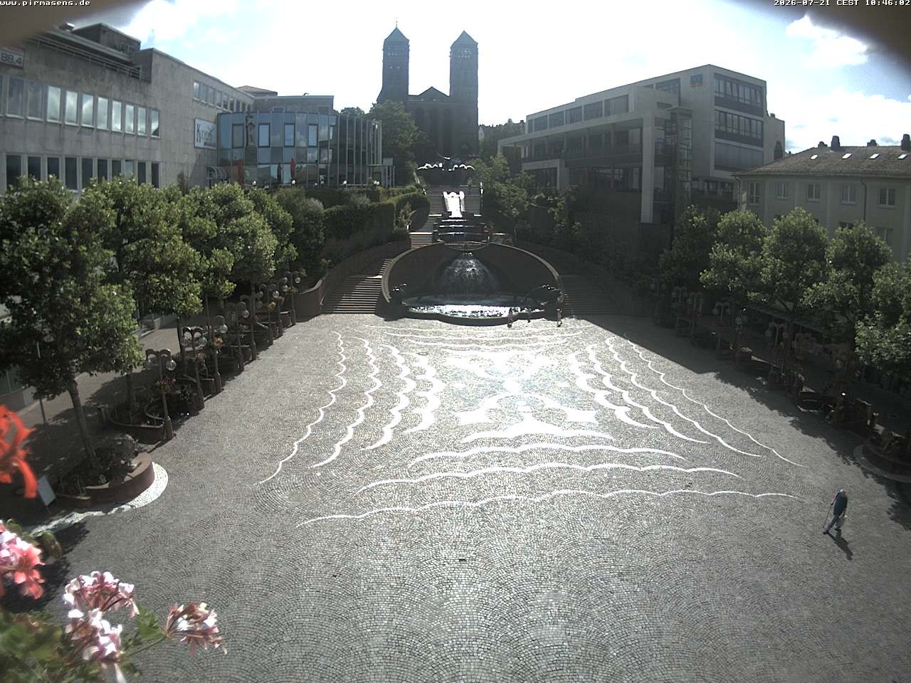 Archiv Foto Webcam Schlossplatz in Pirmansens, Rheinland-Pfalz, Deutschland