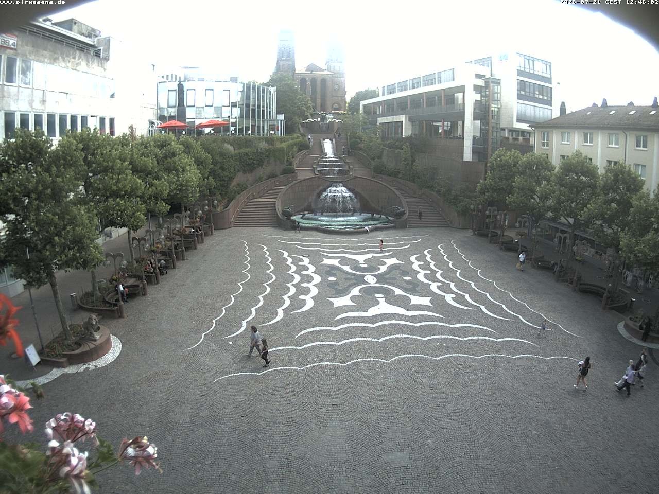 Archiv Foto Webcam Schlossplatz in Pirmansens, Rheinland-Pfalz, Deutschland