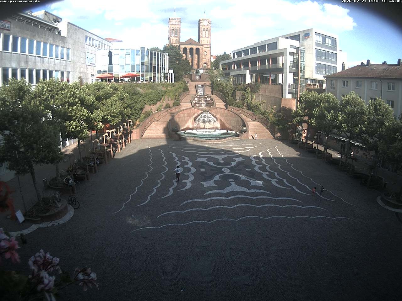 Archiv Foto Webcam Schlossplatz in Pirmansens, Rheinland-Pfalz, Deutschland