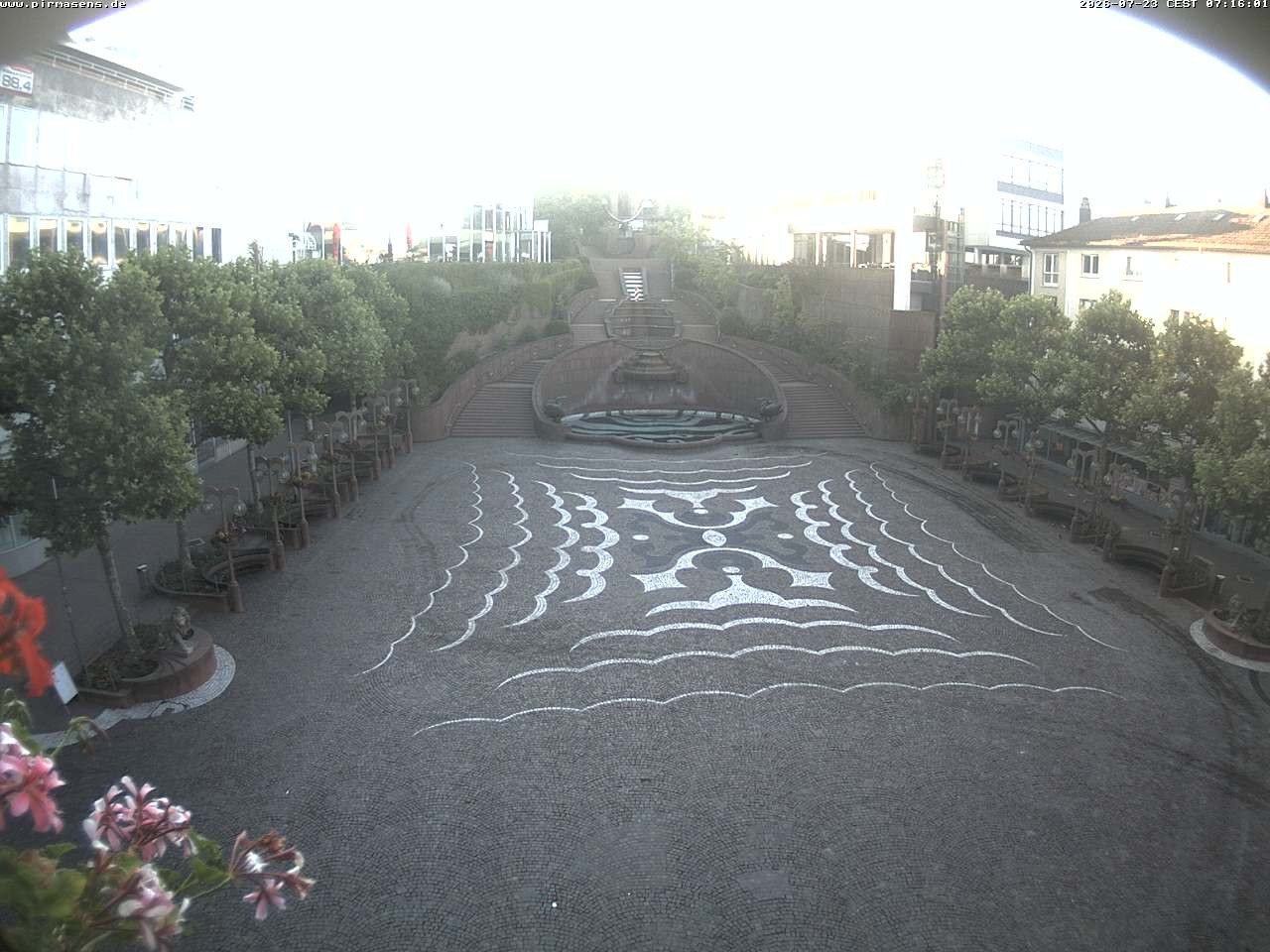 Archiv Foto Webcam Schlossplatz in Pirmansens, Rheinland-Pfalz, Deutschland