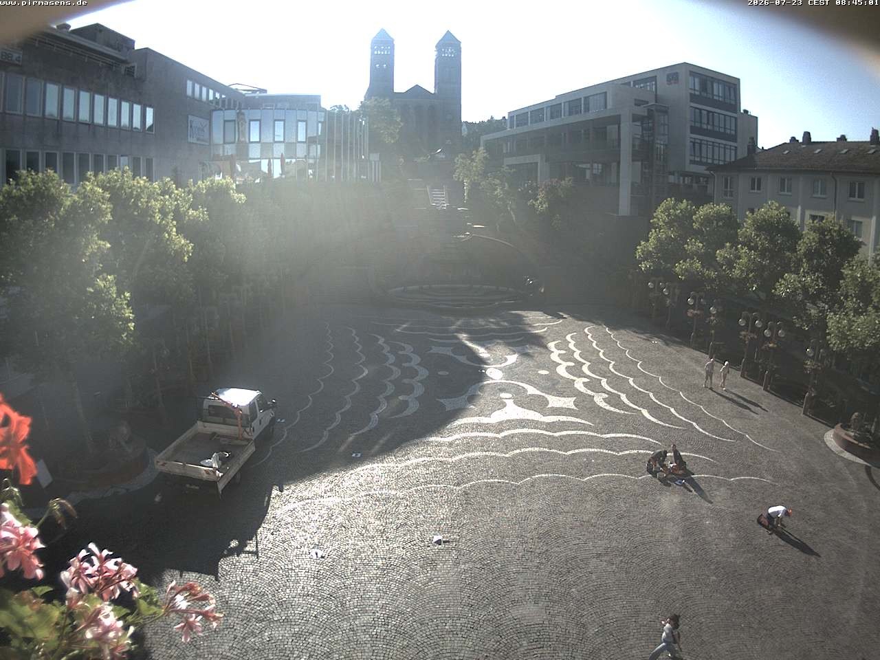 Archiv Foto Webcam Schlossplatz in Pirmansens, Rheinland-Pfalz, Deutschland