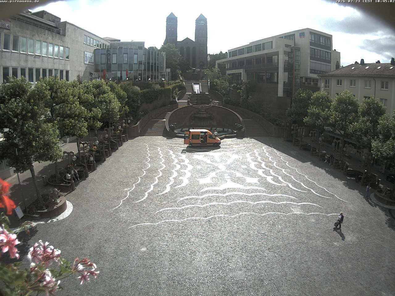 Archiv Foto Webcam Schlossplatz in Pirmansens, Rheinland-Pfalz, Deutschland