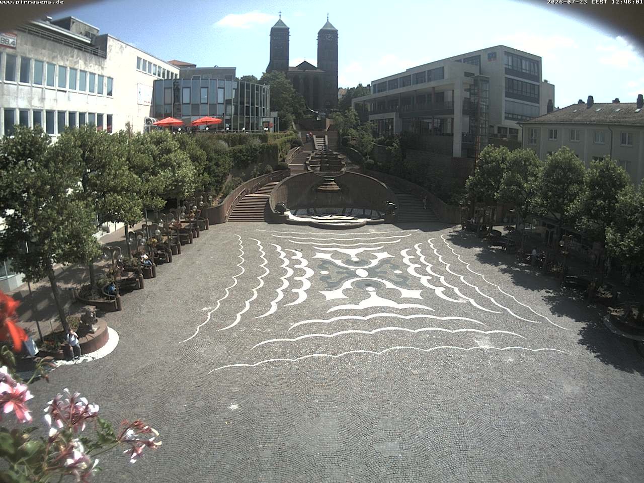 Archiv Foto Webcam Schlossplatz in Pirmansens, Rheinland-Pfalz, Deutschland