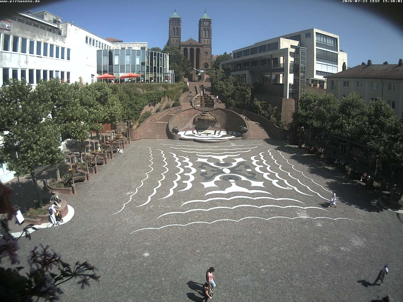 Archiv Foto Webcam Schlossplatz in Pirmansens, Rheinland-Pfalz, Deutschland