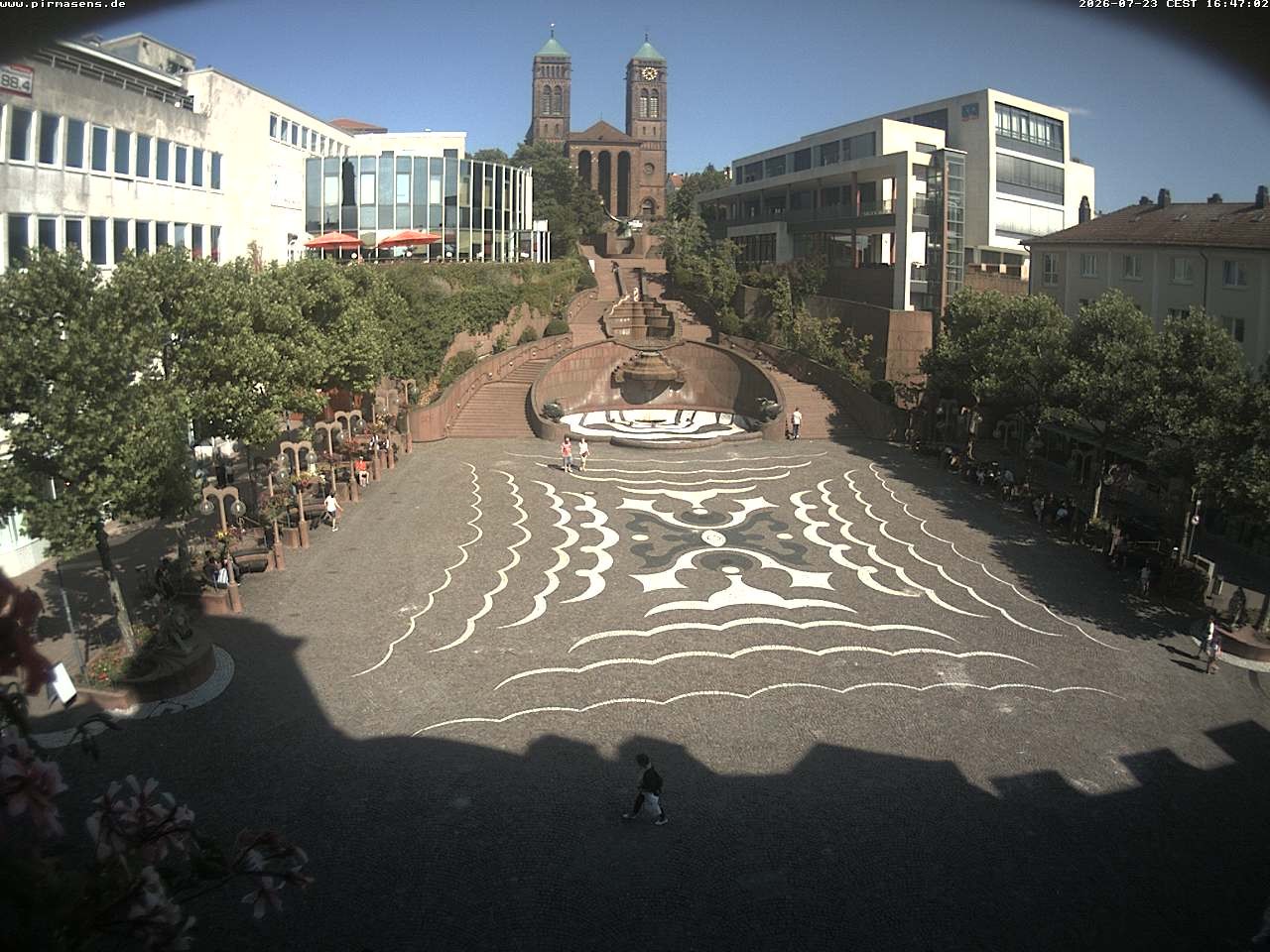 Archiv Foto Webcam Schlossplatz in Pirmansens, Rheinland-Pfalz, Deutschland