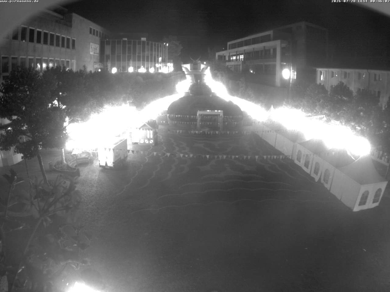 Archiv Foto Webcam Schlossplatz in Pirmansens, Rheinland-Pfalz, Deutschland