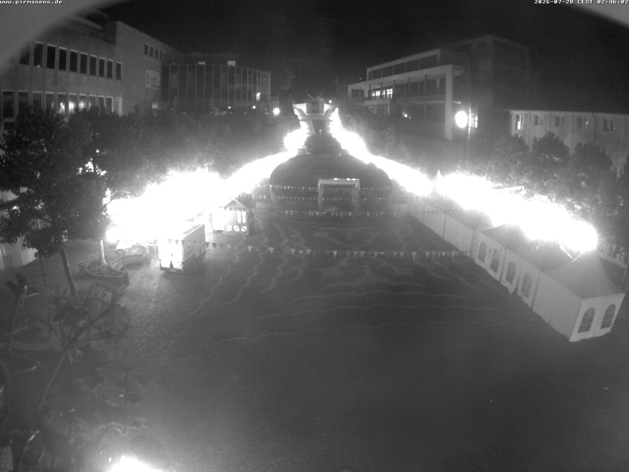 Archiv Foto Webcam Schlossplatz in Pirmansens, Rheinland-Pfalz, Deutschland