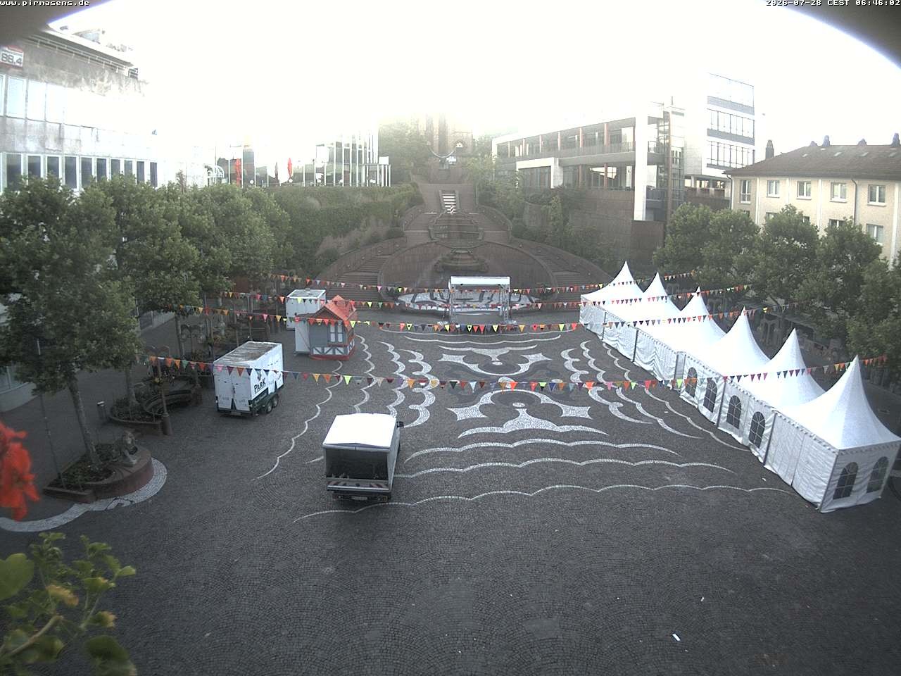 Archiv Foto Webcam Schlossplatz in Pirmansens, Rheinland-Pfalz, Deutschland