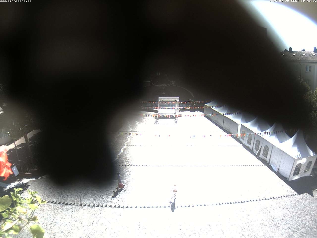 Archiv Foto Webcam Schlossplatz in Pirmansens, Rheinland-Pfalz, Deutschland