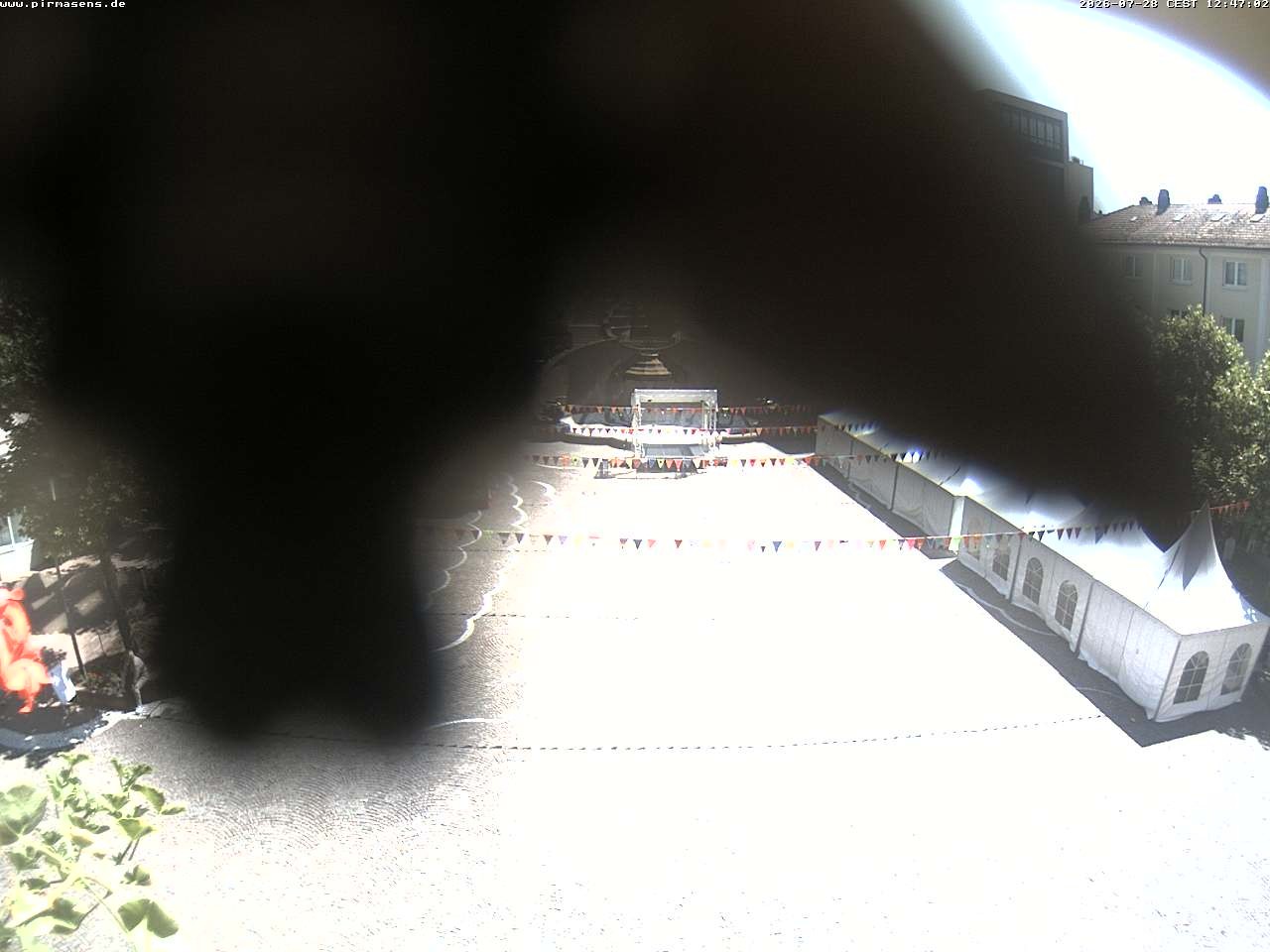 Archiv Foto Webcam Schlossplatz in Pirmansens, Rheinland-Pfalz, Deutschland