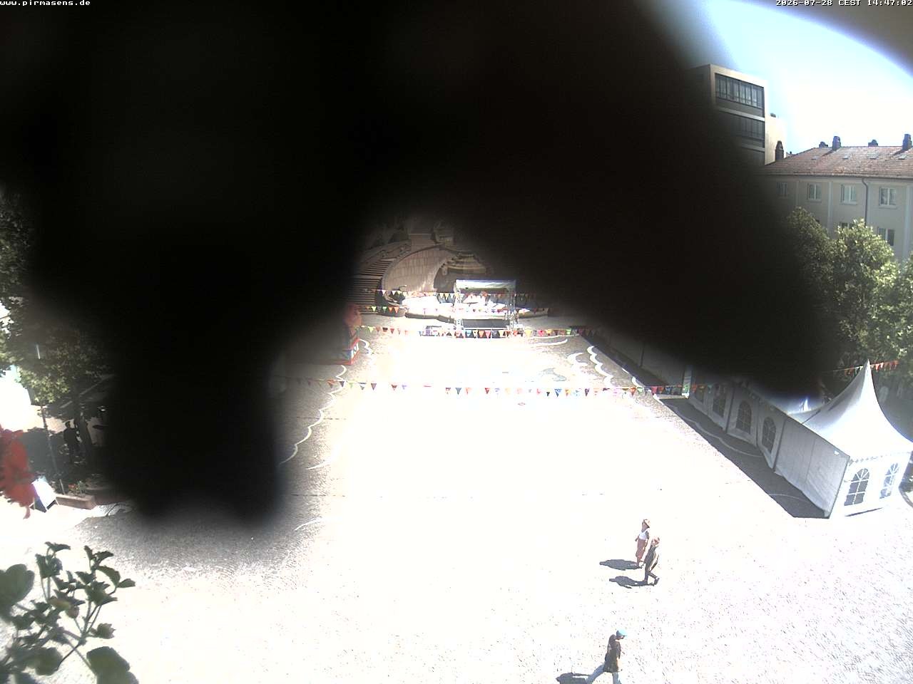 Archiv Foto Webcam Schlossplatz in Pirmansens, Rheinland-Pfalz, Deutschland