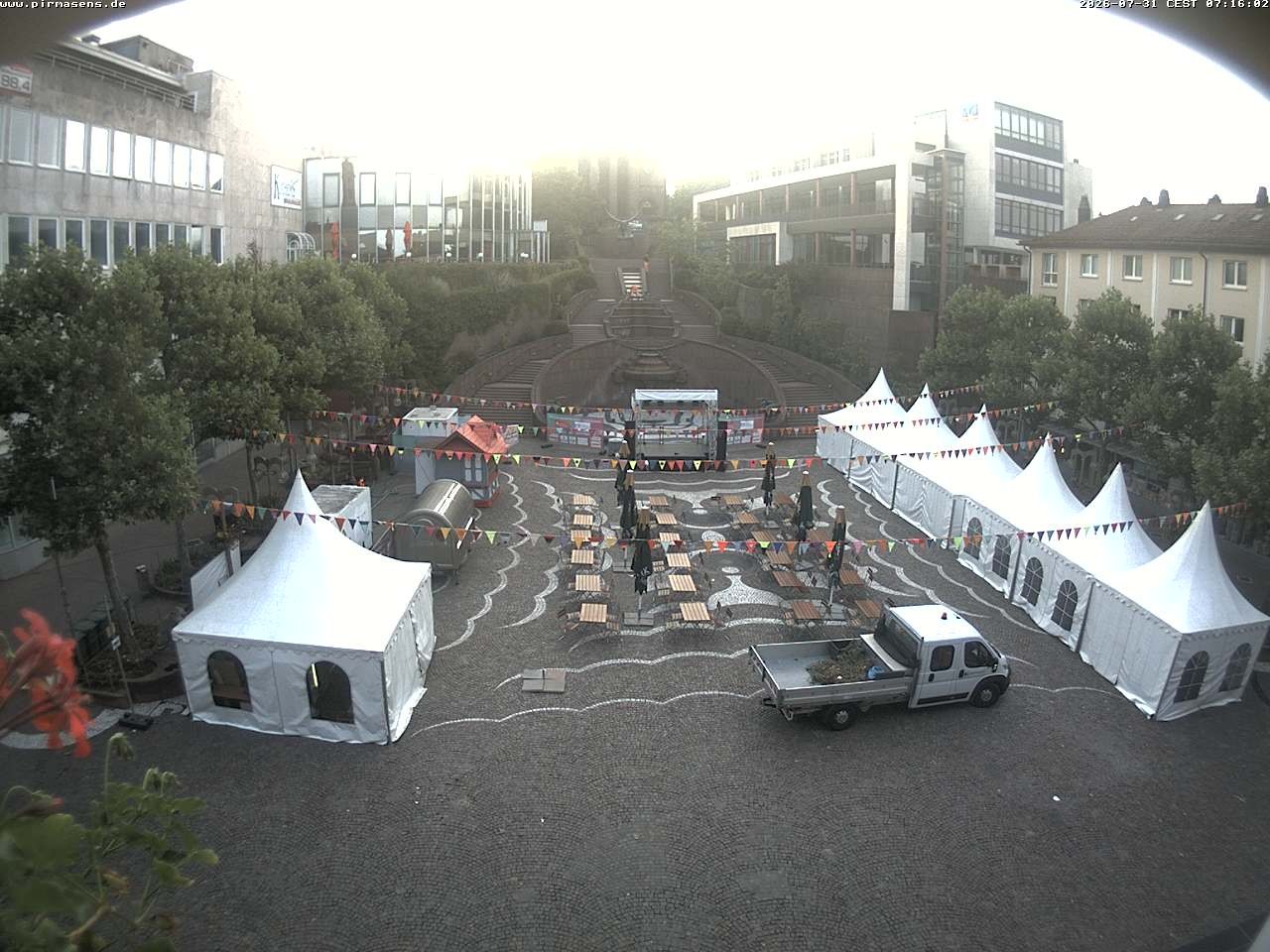 Archiv Foto Webcam Schlossplatz in Pirmansens, Rheinland-Pfalz, Deutschland