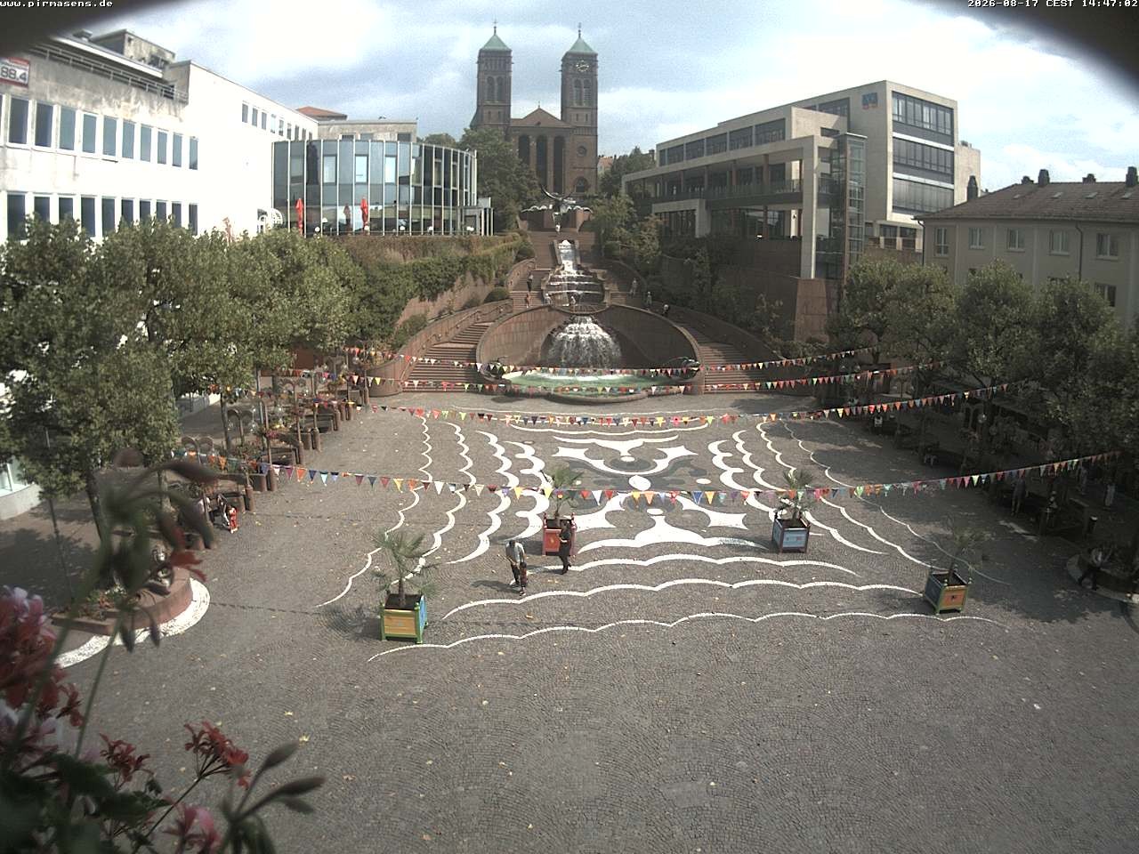 Archiv Foto Webcam Schlossplatz in Pirmansens, Rheinland-Pfalz, Deutschland