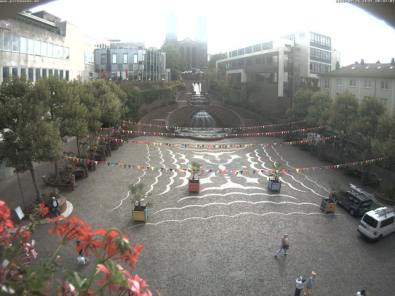 Archiv Foto Webcam Schlossplatz in Pirmansens, Rheinland-Pfalz, Deutschland