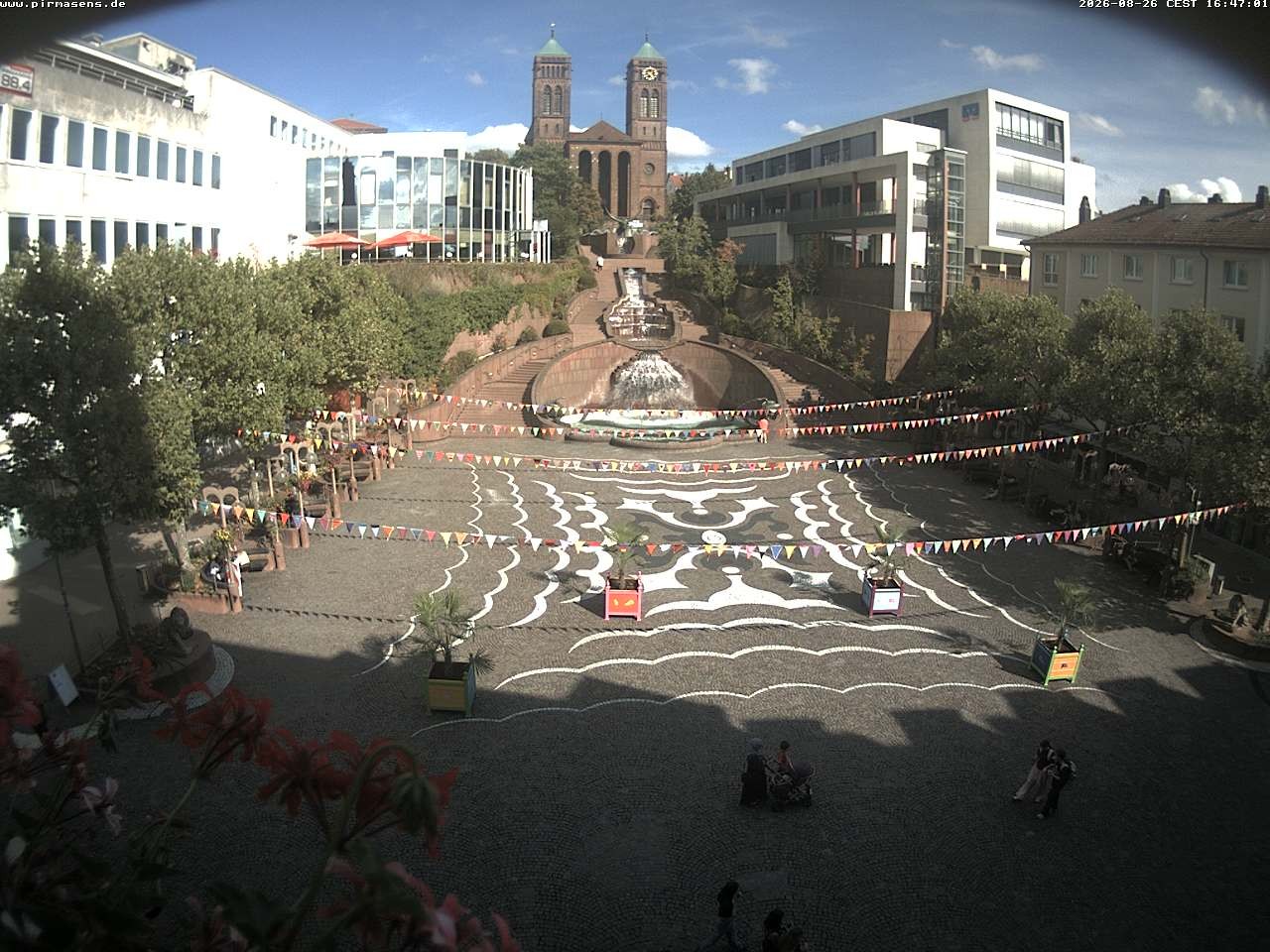 Archiv Foto Webcam Schlossplatz in Pirmansens, Rheinland-Pfalz, Deutschland