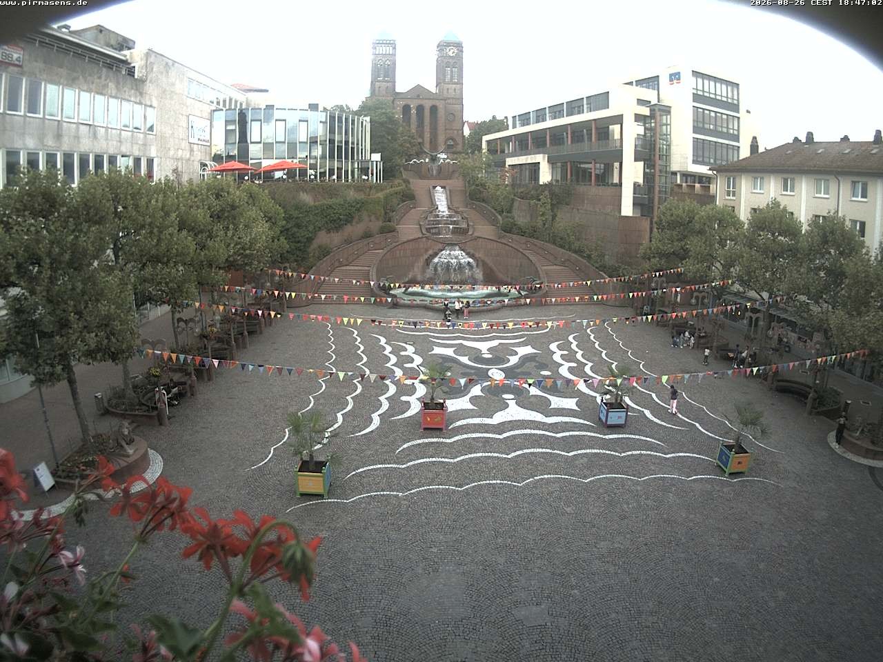 Archiv Foto Webcam Schlossplatz in Pirmansens, Rheinland-Pfalz, Deutschland